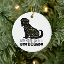 Bonne fête des mères à la meilleure maman de chien