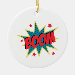 Décoration En Céramique Boom de la bande dessinée