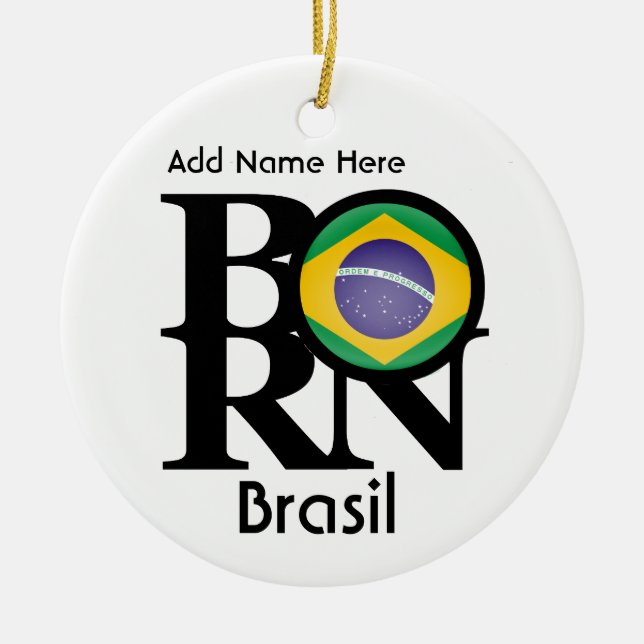 Décoration En Céramique BORN Brasil (Devant)
