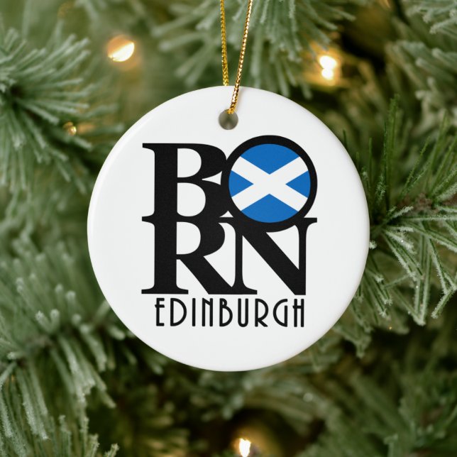 Décoration En Céramique BORN Edinburgh Scotland (Arbre)