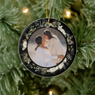 Décoration En Céramique Botanique Eucalyptus Verdure Noël personnalisé