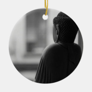 Décoration En Céramique Bouddha assis dans la méditation