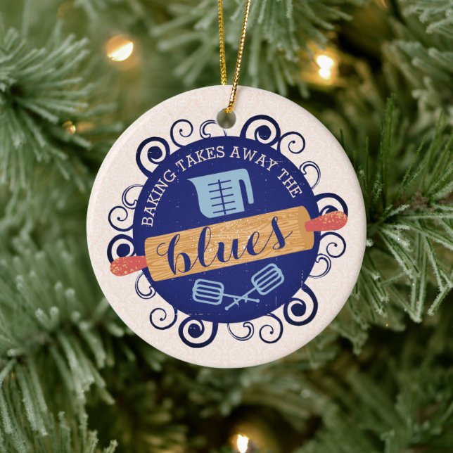 Décoration En Céramique Boulangerie boulangerie roulante bonbons arbre Noë (Arbre)