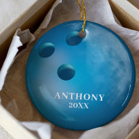 Boule de bowling Noël personnalisé