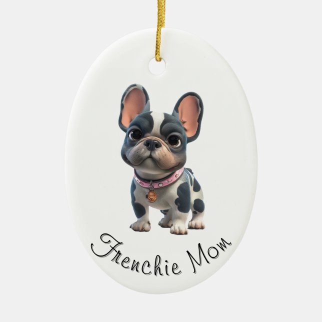 Décoration En Céramique Bouledogue français (Devant)