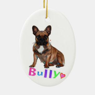 Décoration En Céramique Bouledogue français French Bulldog