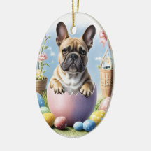 Bouledogue français Joyeuses Pâques French Bulldog