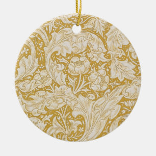 Décoration En Céramique Bouton de célibataire en or de William Morris Flor
