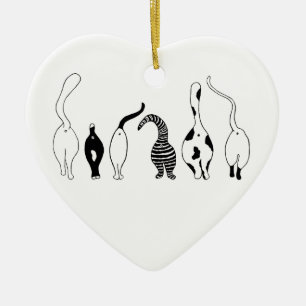 Décoration En Céramique Boutons de chat