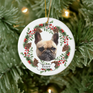 Décoration En Céramique boxer chien Personnalisé Pet Ornament