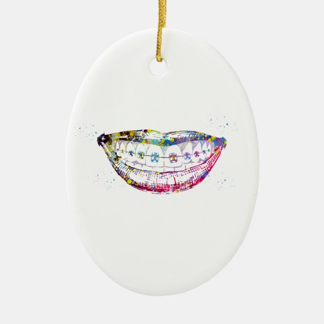 Décoration En Céramique Bracelets de dents (Devant)