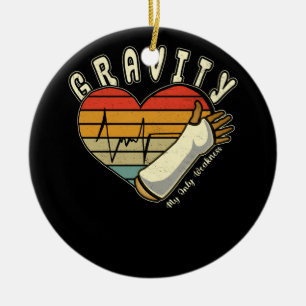 Décoration En Céramique Bras cassé Gravité Mon seul faible poignet à main