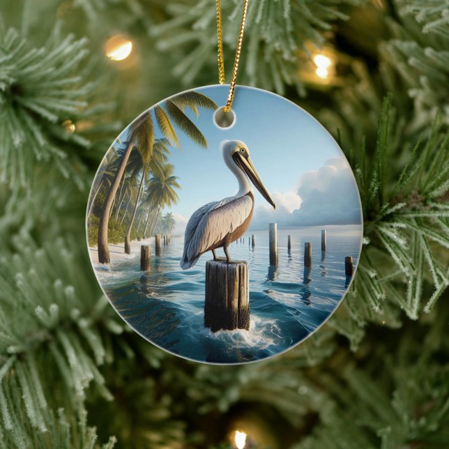 Décoration En Céramique Brown Pelican Keepsake (Créateur téléchargé)
