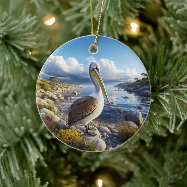 Décoration En Céramique Brown Pelican Keepsake (Créateur téléchargé)