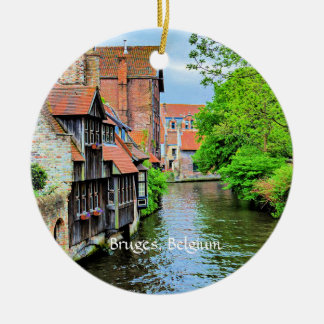 Décoration En Céramique Bruges, Belgique Photographie pittoresque