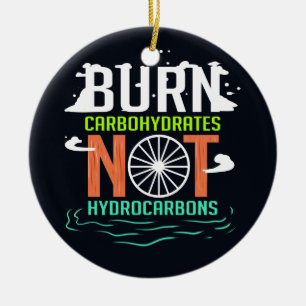 Décoration En Céramique Brûler les glucides et non les hydrocarbures Chang