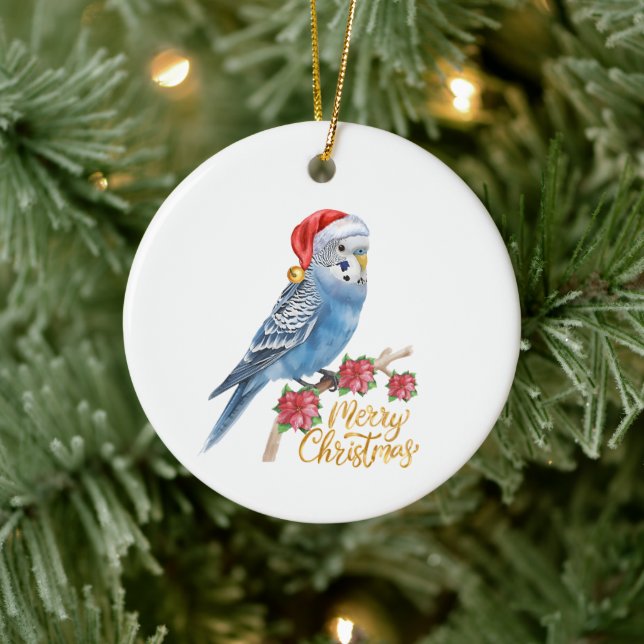 Décoration En Céramique Budgie Christmas (Arbre)