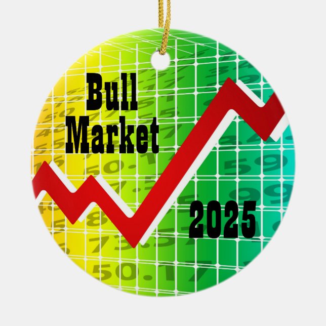 Décoration En Céramique Bull Market 2025 (Devant)