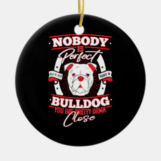 Décoration En Céramique Bulldog Perfection Dog Love