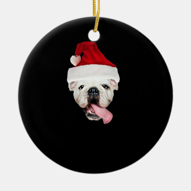 Décoration En Céramique Bulldog Santa Essential T-Shirt (Devant)