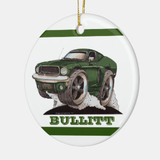 Décoration En Céramique Bullitt Green Mustang Classic Movie Car