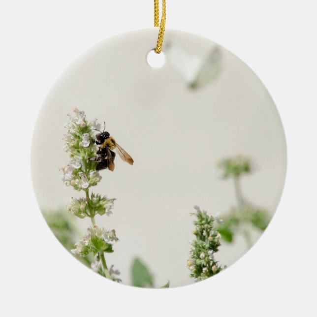 Décoration En Céramique Bumble et Moth (Devant)