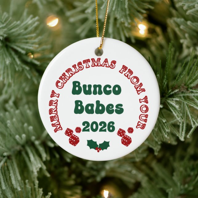 Décoration En Céramique Bunco Babe Annual Ornament (Arbre)