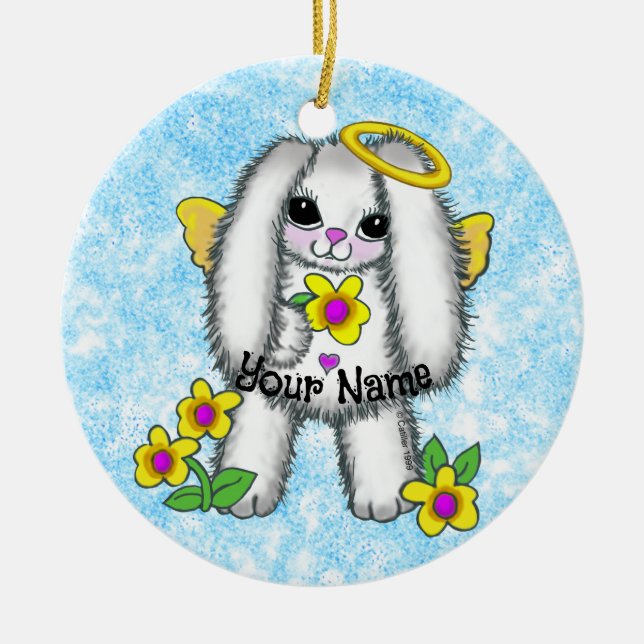 Décoration En Céramique Bunny Angel (Devant)