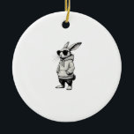 Décoration En Céramique Bunny Face with Sunglasses Easter Day for Boys Men<br><div class="desc">Bunny Face with Sunglasses Easter Day for Boys Men Kids T-Shirt_1</div>