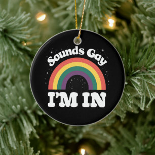 Décoration En Céramique Ça a l'air gay, je suis dans le mois de la fierté
