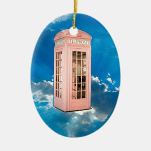 Décoration En Céramique cabine téléphonique