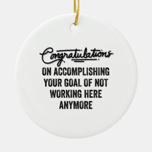 Décoration En Céramique Cadeau au revoir au collègue   Quitter le collabor