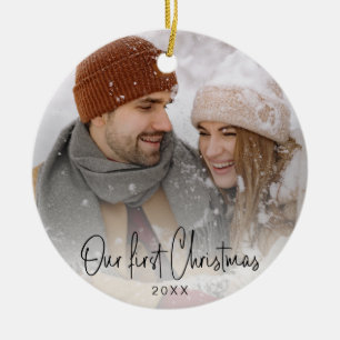 Décoration En Céramique Cadeau client pour petites entreprises "Notre prem