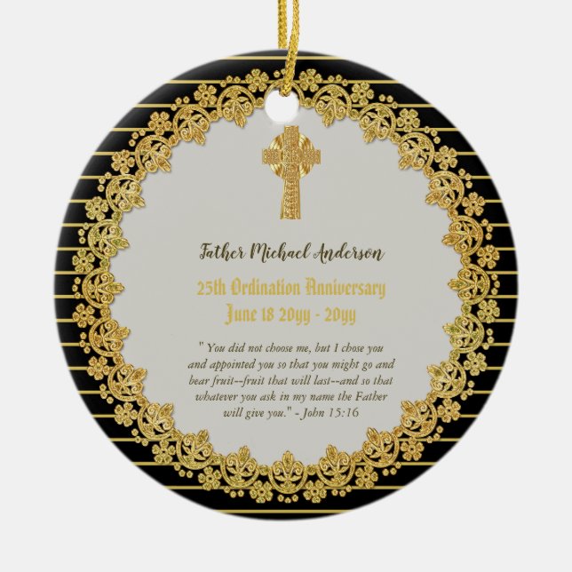 Décoration En Céramique Cadeau commémoratif de l'anniversaire - N'IMPORTE  (Devant)