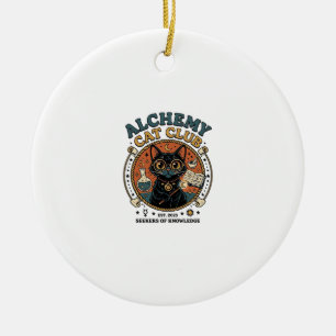 Décoration En Céramique Cadeau d'amour de chat d'alchimie - Alchemy Cat Cl