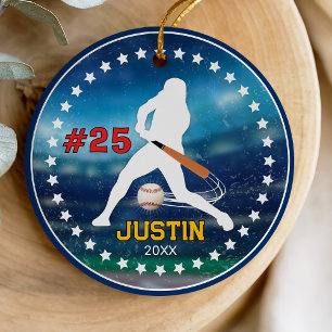 Décoration En Céramique Cadeau de base-ball pour jeune sportif