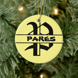 Décoration En Céramique Cadeau de chauffage domestique - Noms personnalisé