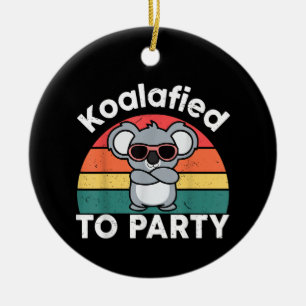 Décoration En Céramique Cadeau de conception de koala drôle et mignon Koal