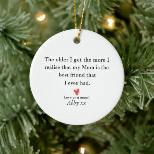Décoration En Céramique Cadeau de fête des mères personnalisé pour maman