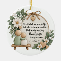 Cadeau de gratitude florale rustique pour l'amitié