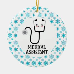 Décoration En Céramique Cadeau de l'Assistant Médicale