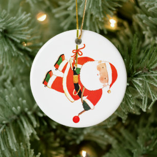 Décoration En Céramique Cadeau de Noël amusant