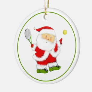 Décoration En Céramique Cadeau de Noël de tennis