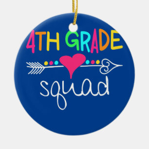 Décoration En Céramique Cadeau de rentrée scolaire pour l'équipe de 4e ann