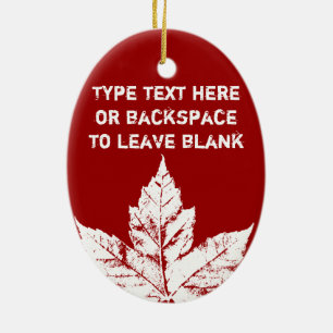 Décoration En Céramique Cadeau de Souvenir personnalisé Canada