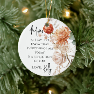 Décoration En Céramique Cadeau de terre cuite rustique pour la mère de la