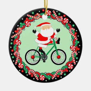 Décoration En Céramique Cadeau de vacances de cyclisme pour cycliste