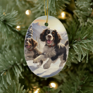 Décoration En Céramique Cadeau espagnol pour chiens Amoureux de les chiens