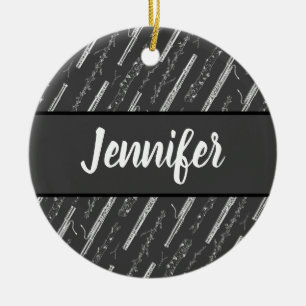 Décoration En Céramique Cadeau Musique du Lecteur Bassoon Personnalisé