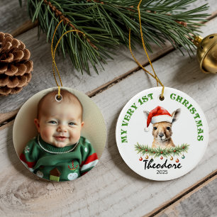 Décoration En Céramique Cadeau personnalisé avec nom et photo avec un ador
